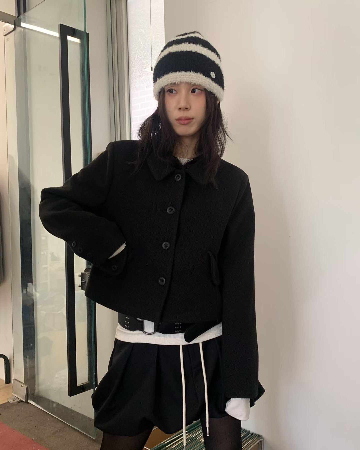 翻領西裝短外套 Short Lapel blazer