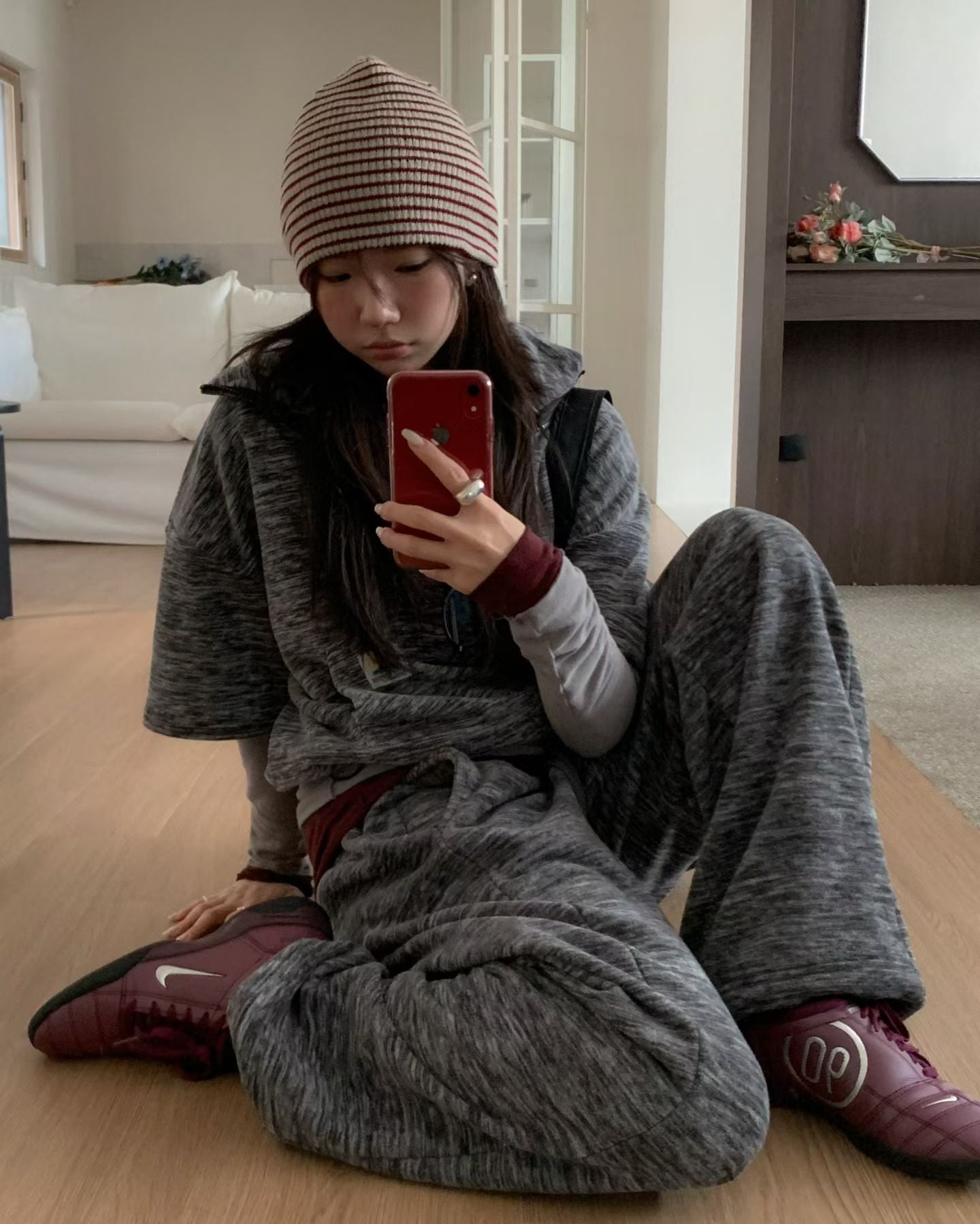 條紋針織冷帽 Striped Knit Beanie