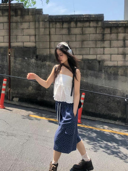 星星印花中褲 Star Print Cropped Trousers