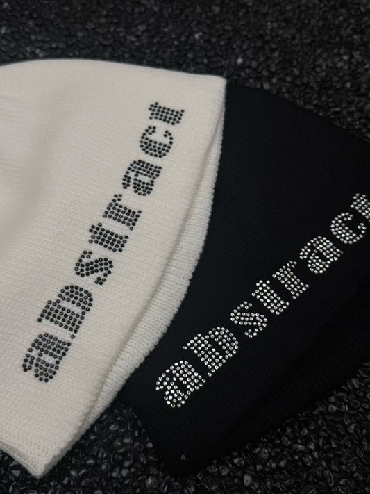 字母印花冷帽 Letter Print Beanie