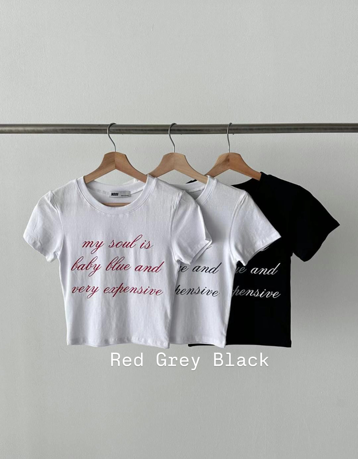 印花短版上衣 Printed Cropped Top