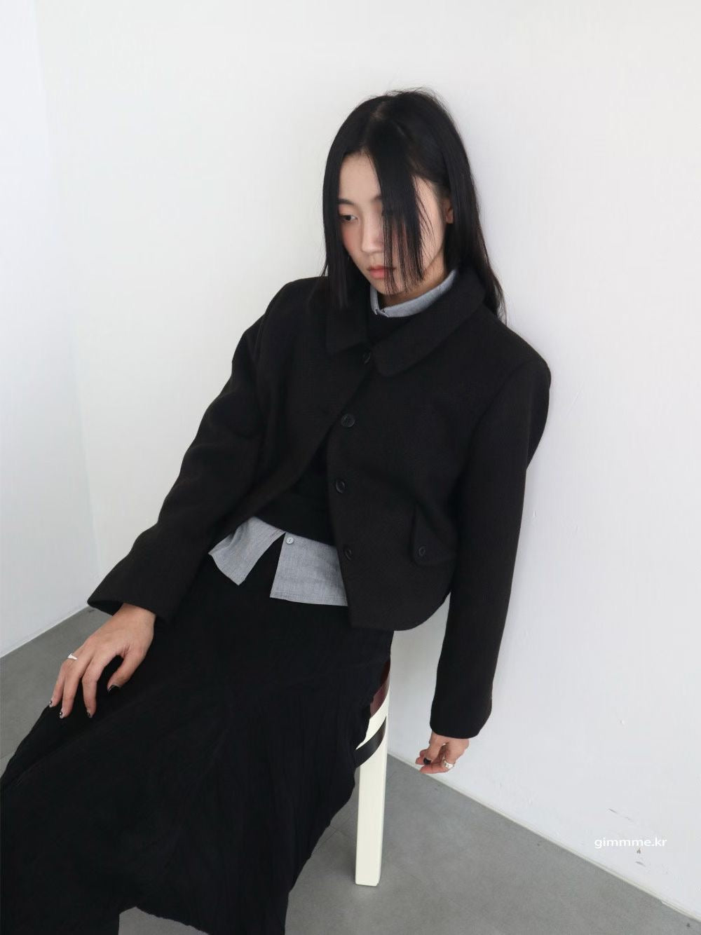 翻領西裝短外套 Short Lapel blazer