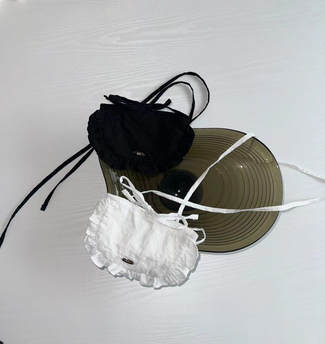 荷葉邊綁帶腰帶 Ruffled Tie Belt