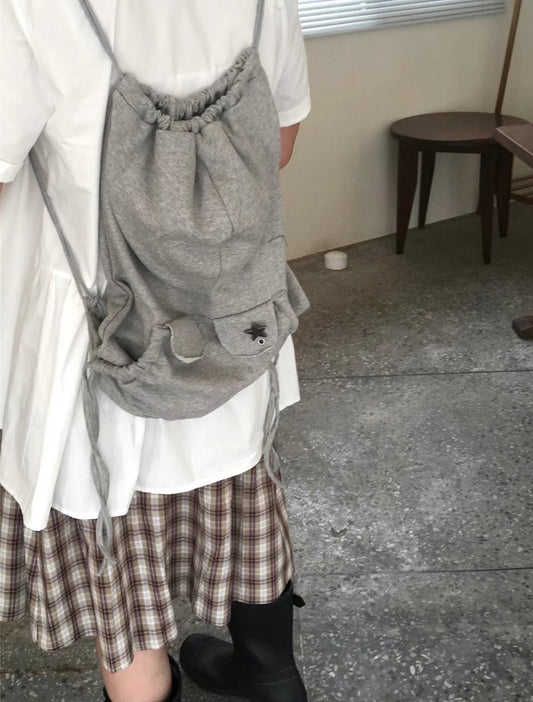 星星連帽索繩袋Star Hooded Rope Bag