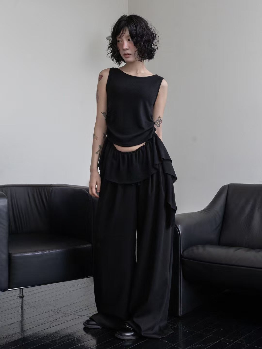 裙擺無袖背心 Tank Top With Skirt