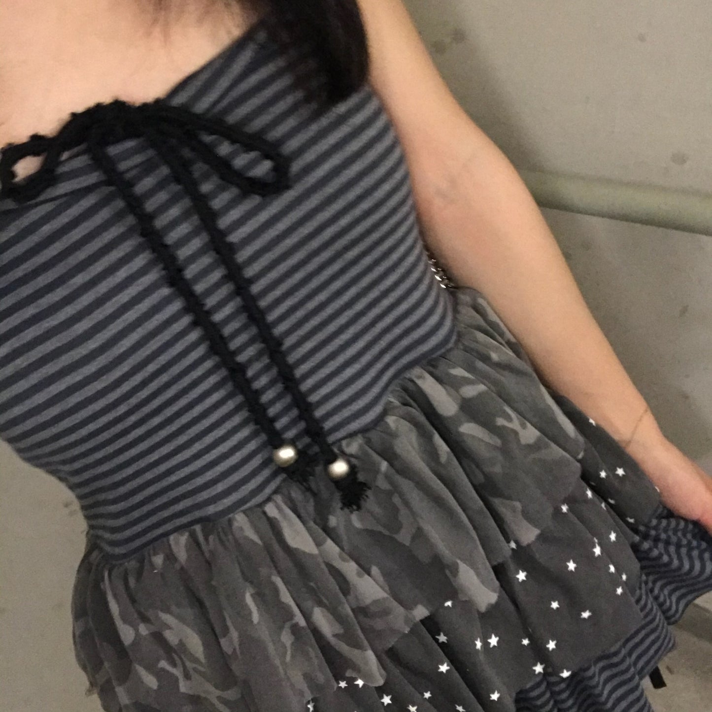 Two-Way拼布疊穿蛋糕裙 Two-Way Patchwork Layered Cake Skirt