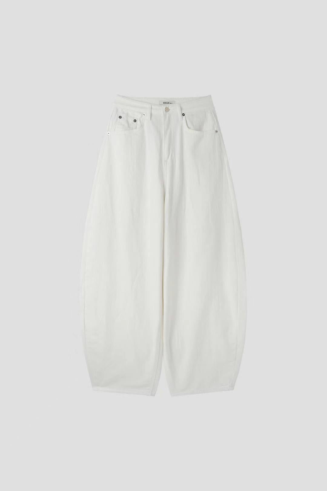 天使翅膀刺繡彎刀褲 Angel Wings Embroidery Wide Pants