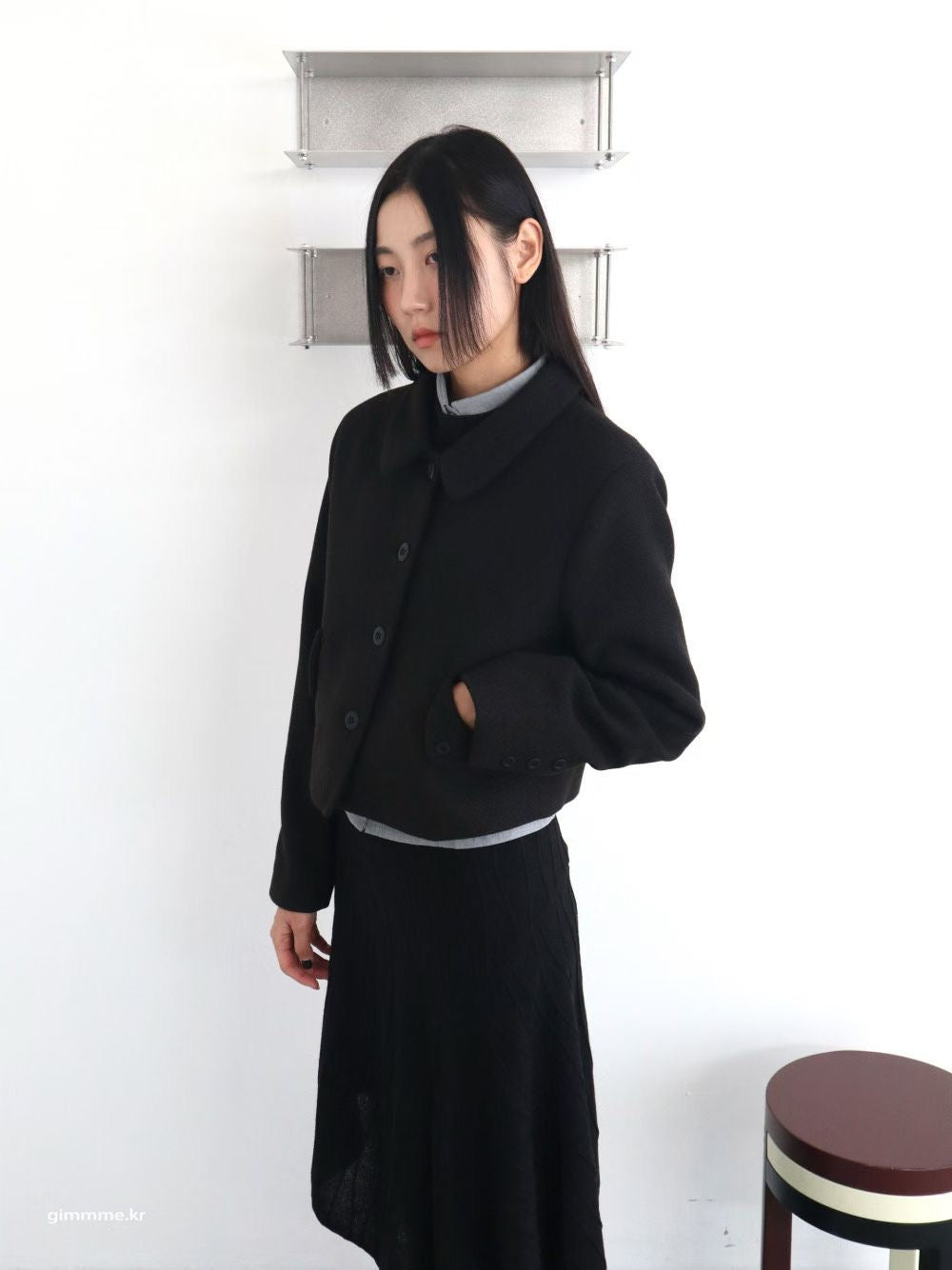翻領西裝短外套 Short Lapel blazer