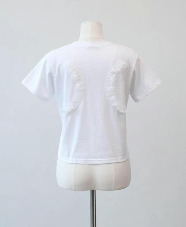 蕾絲翅膀短袖 Lace Wings Short Sleeves