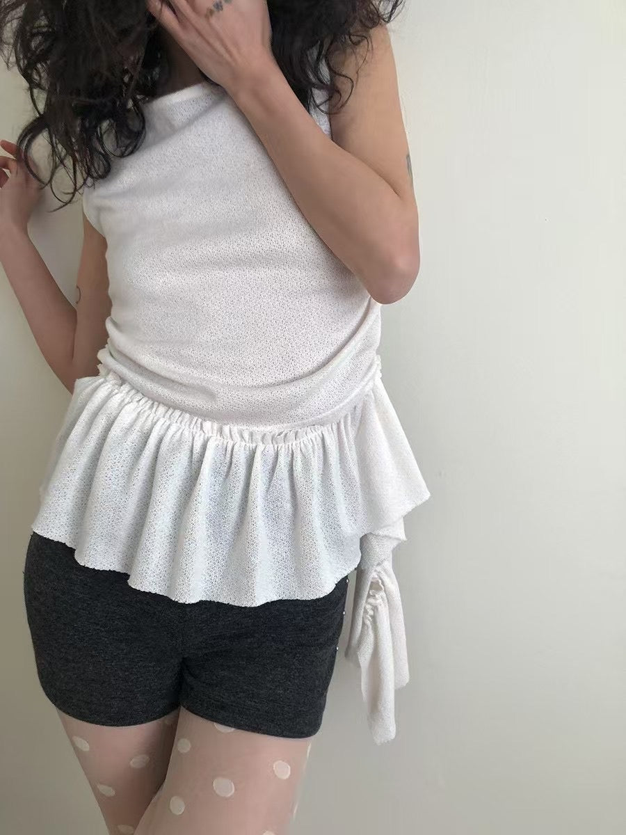 裙擺無袖背心 Tank Top With Skirt
