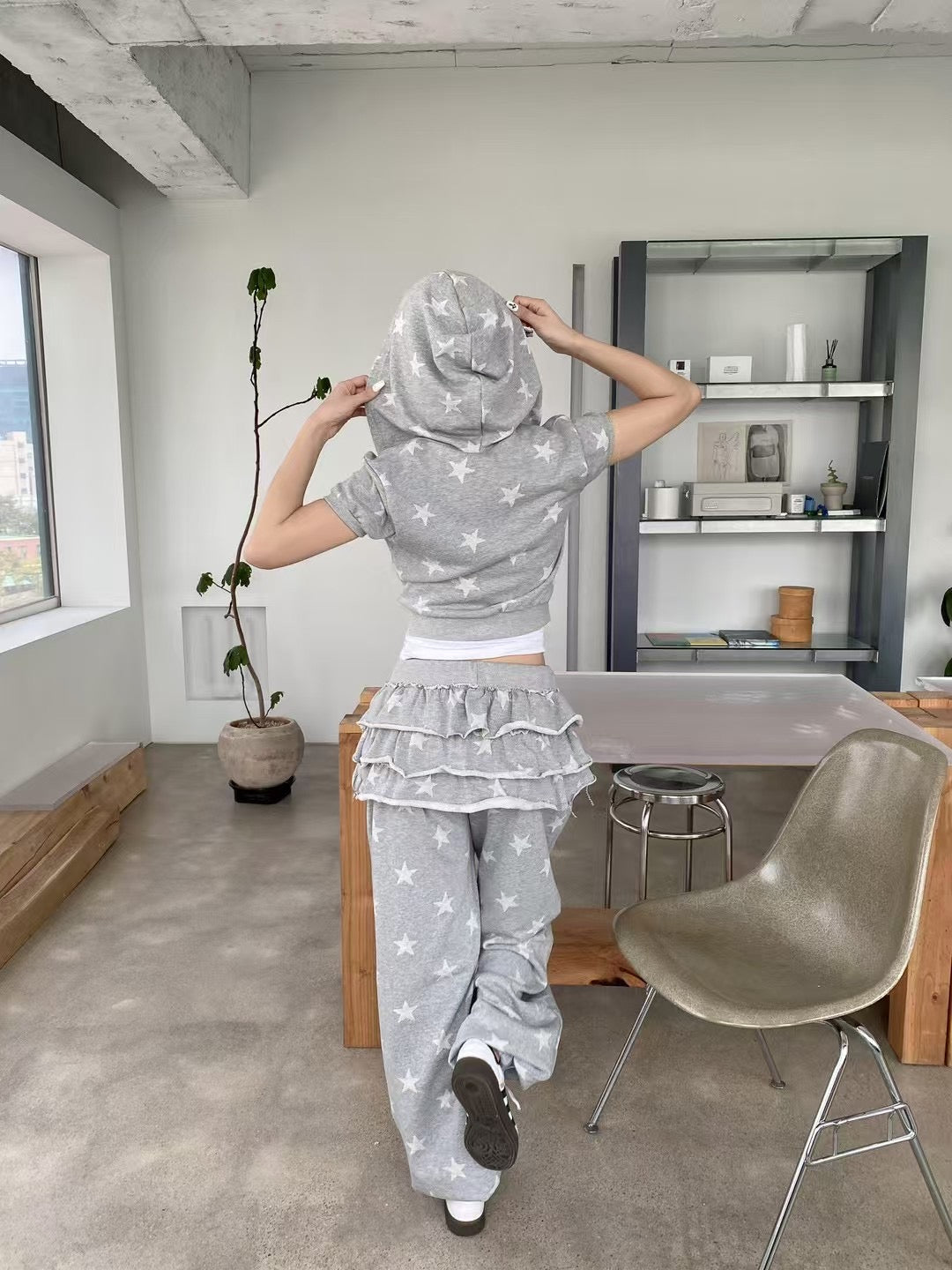 星星印花蛋糕裙 Star Print Cake Skirt