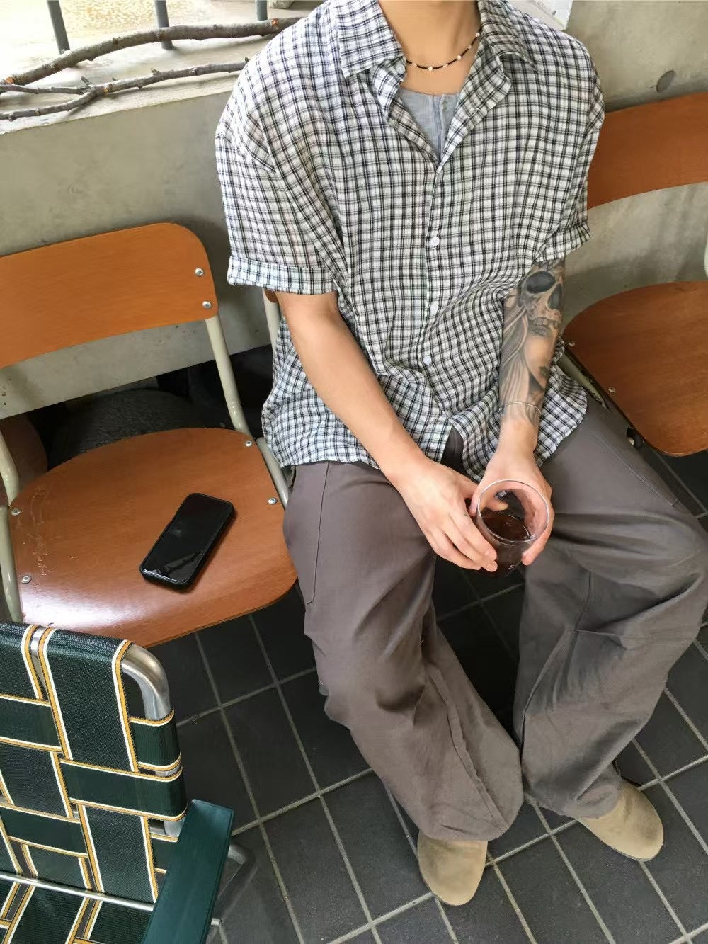【Unisex】百搭格仔襯衫 Checkered Shirt