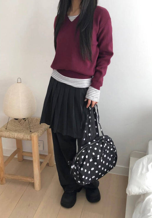 蝴蝶結綁帶裙褲 Bow-Tie Strap Skort