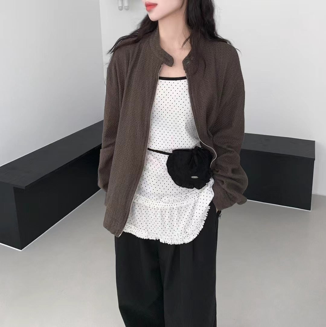 荷葉邊綁帶腰帶 Ruffled Tie Belt