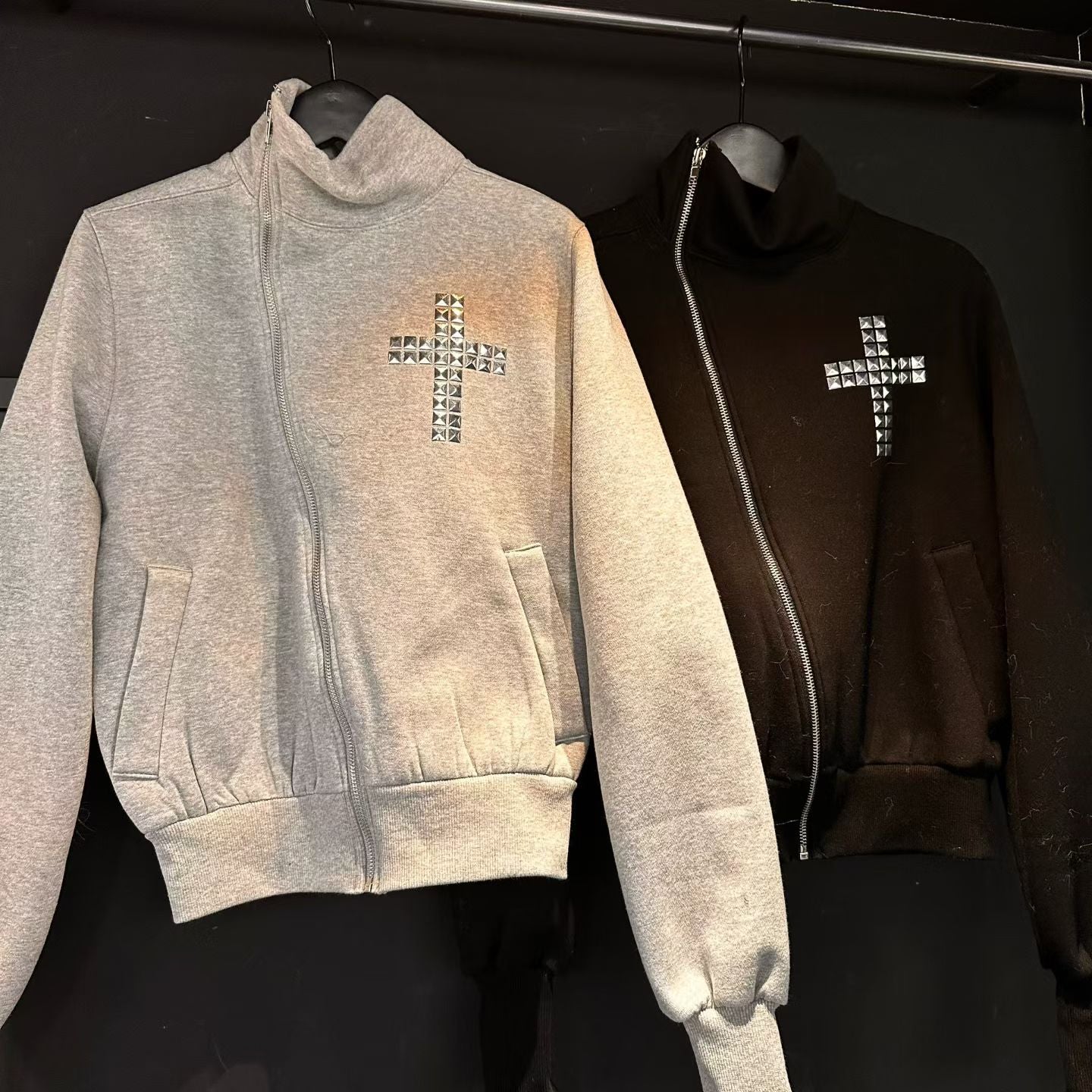 鉚釘十字架外套 Riveted Cross Jacket