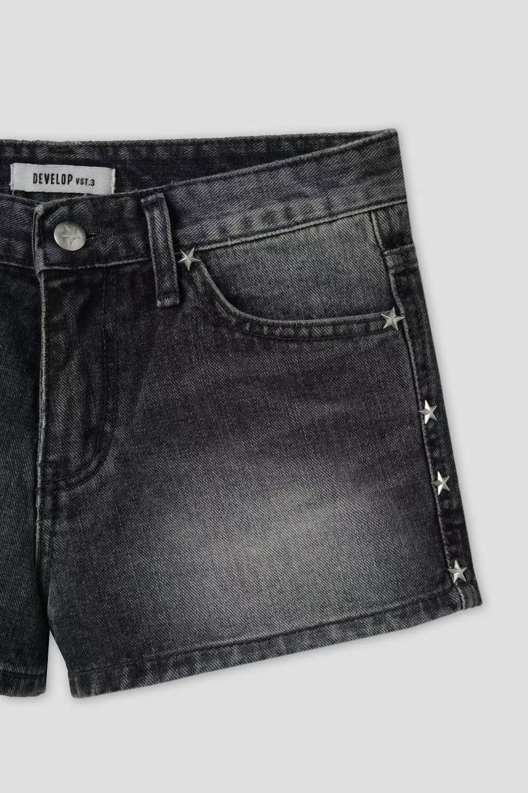 星星牛仔短褲 Star Denim Shorts