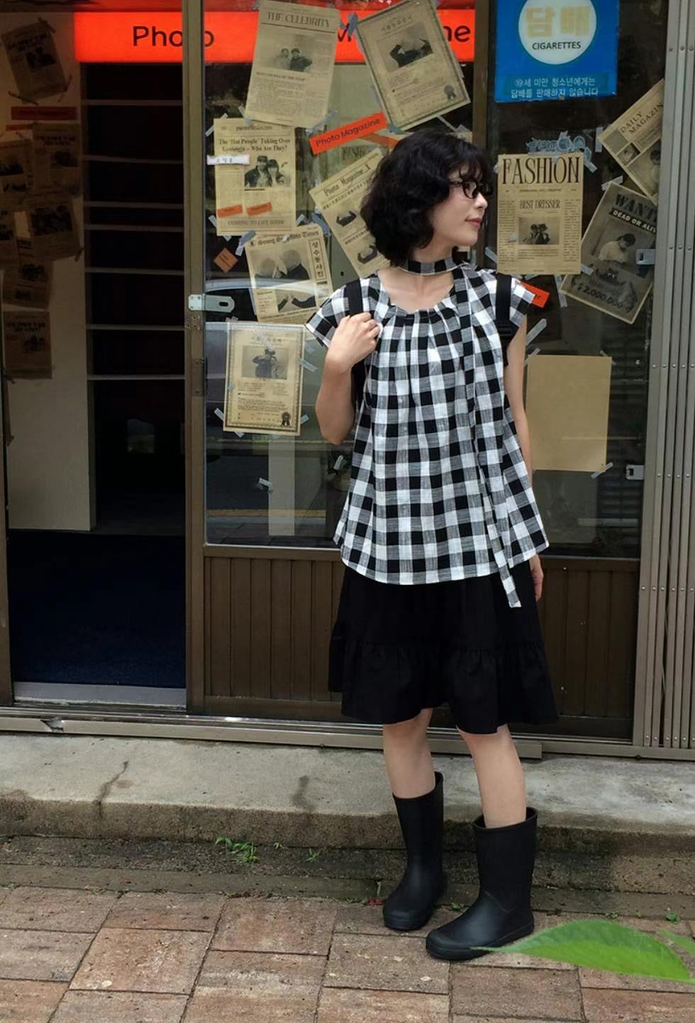 荷葉花邊中裙 Ruffled Miidi Skirt