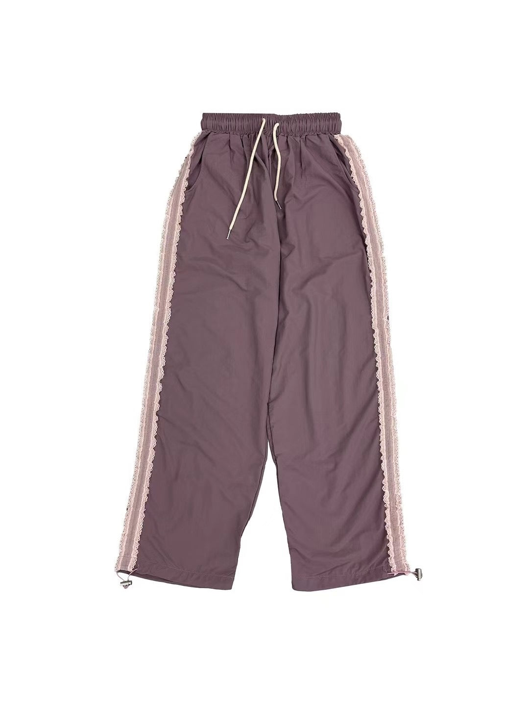 蕾絲花邊長褲 Lace Hem Trousers