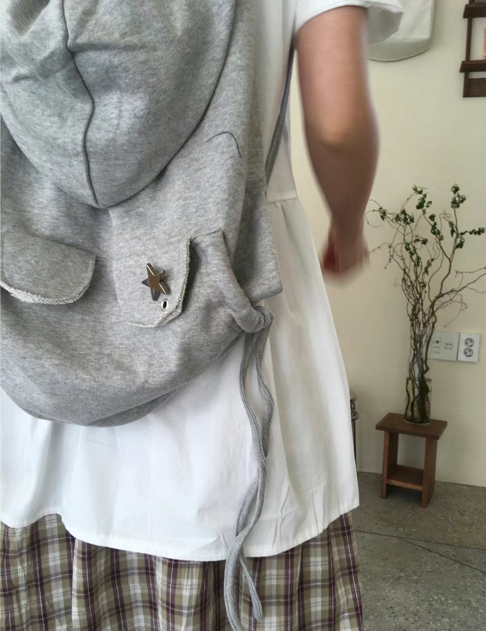 星星連帽索繩袋Star Hooded Rope Bag