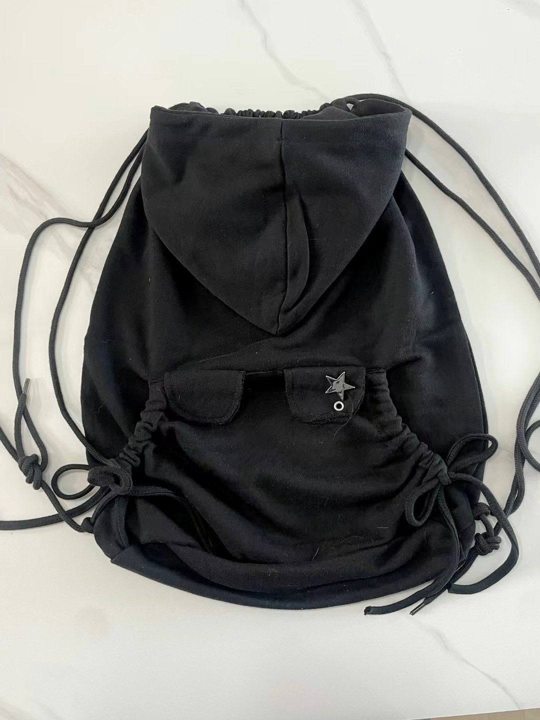 星星連帽索繩袋Star Hooded Rope Bag
