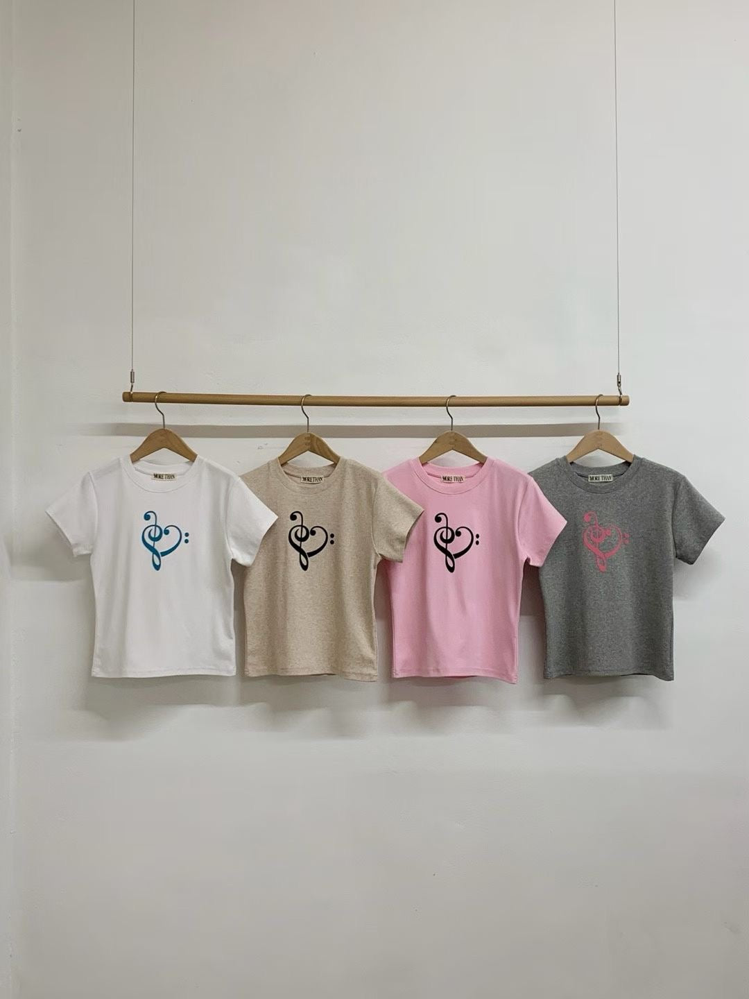 音符短袖上衣 Musical Note Short Sleeve Top
