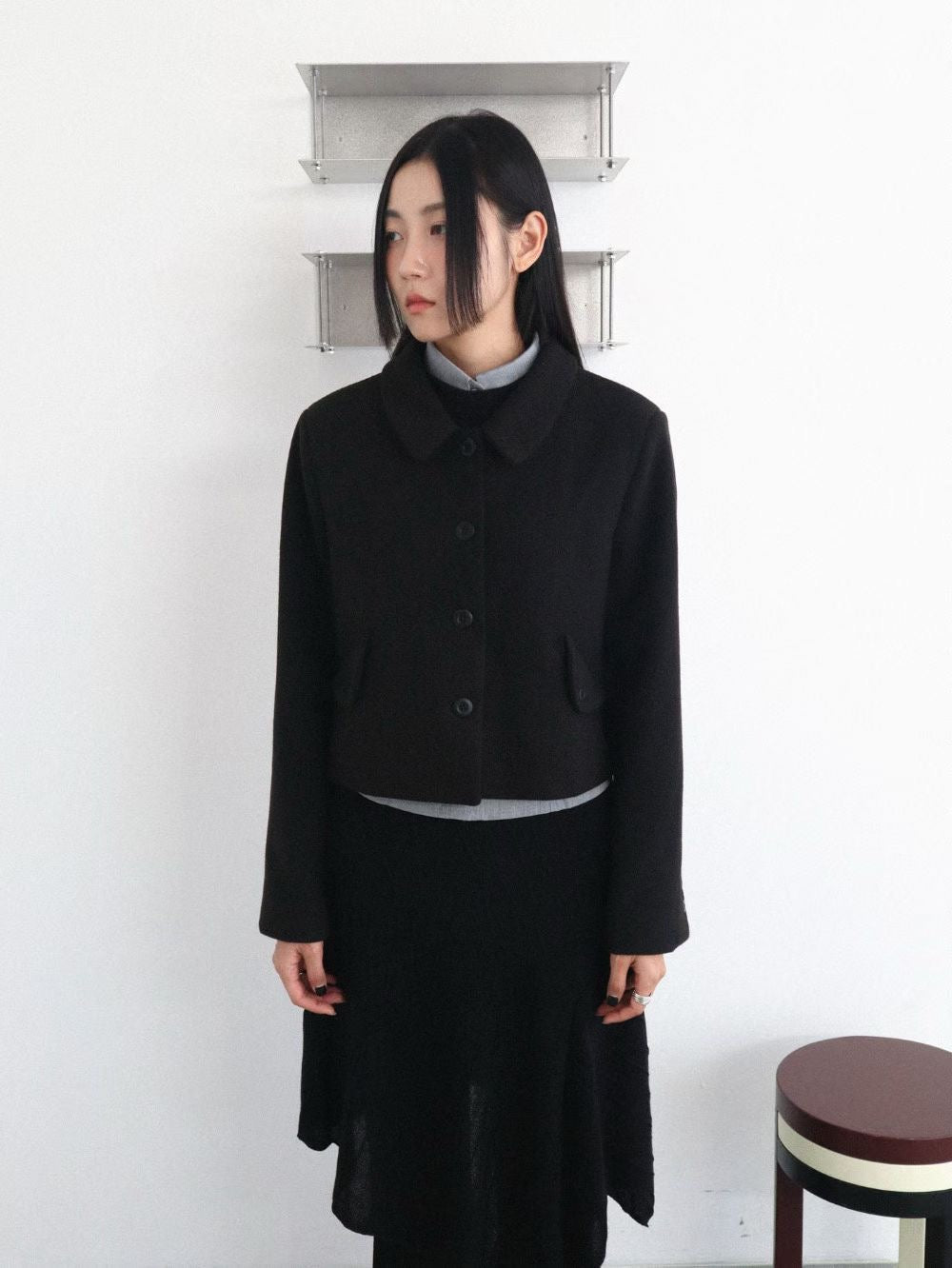 翻領西裝短外套 Short Lapel blazer