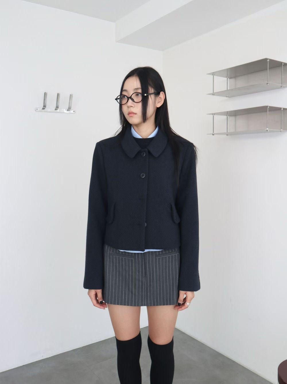 翻領西裝短外套 Short Lapel blazer