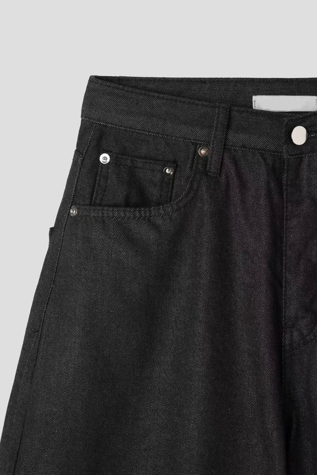 十字架彎刀褲 Cross Embroidery Wide Pants