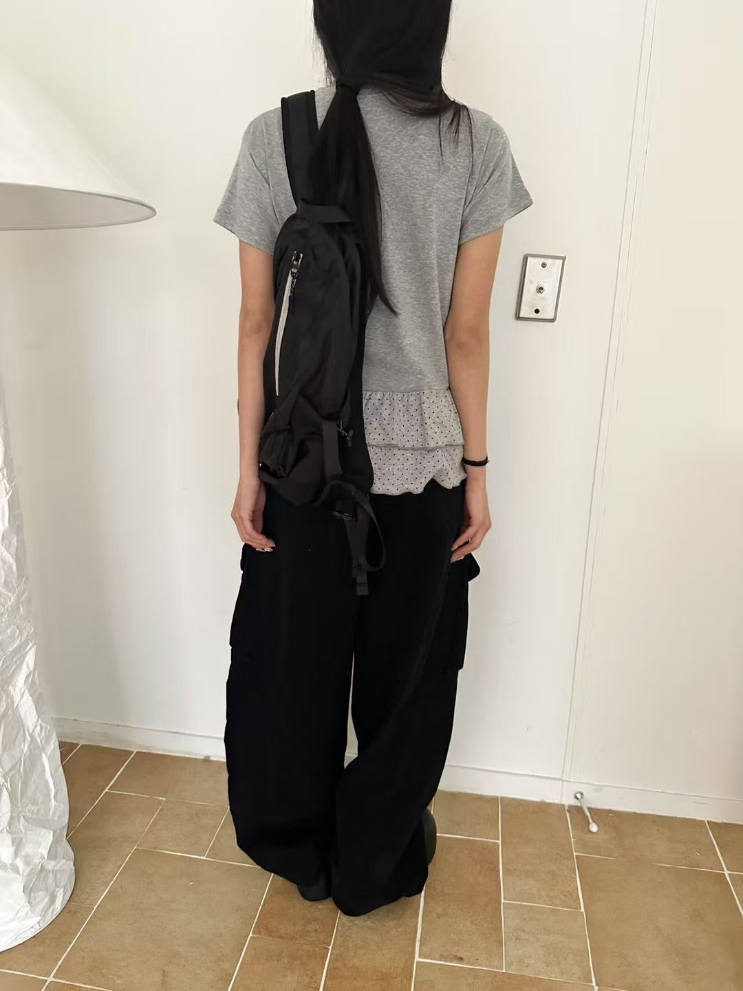 波點裙擺短袖 Polka Dot Short Sleeve Skirt