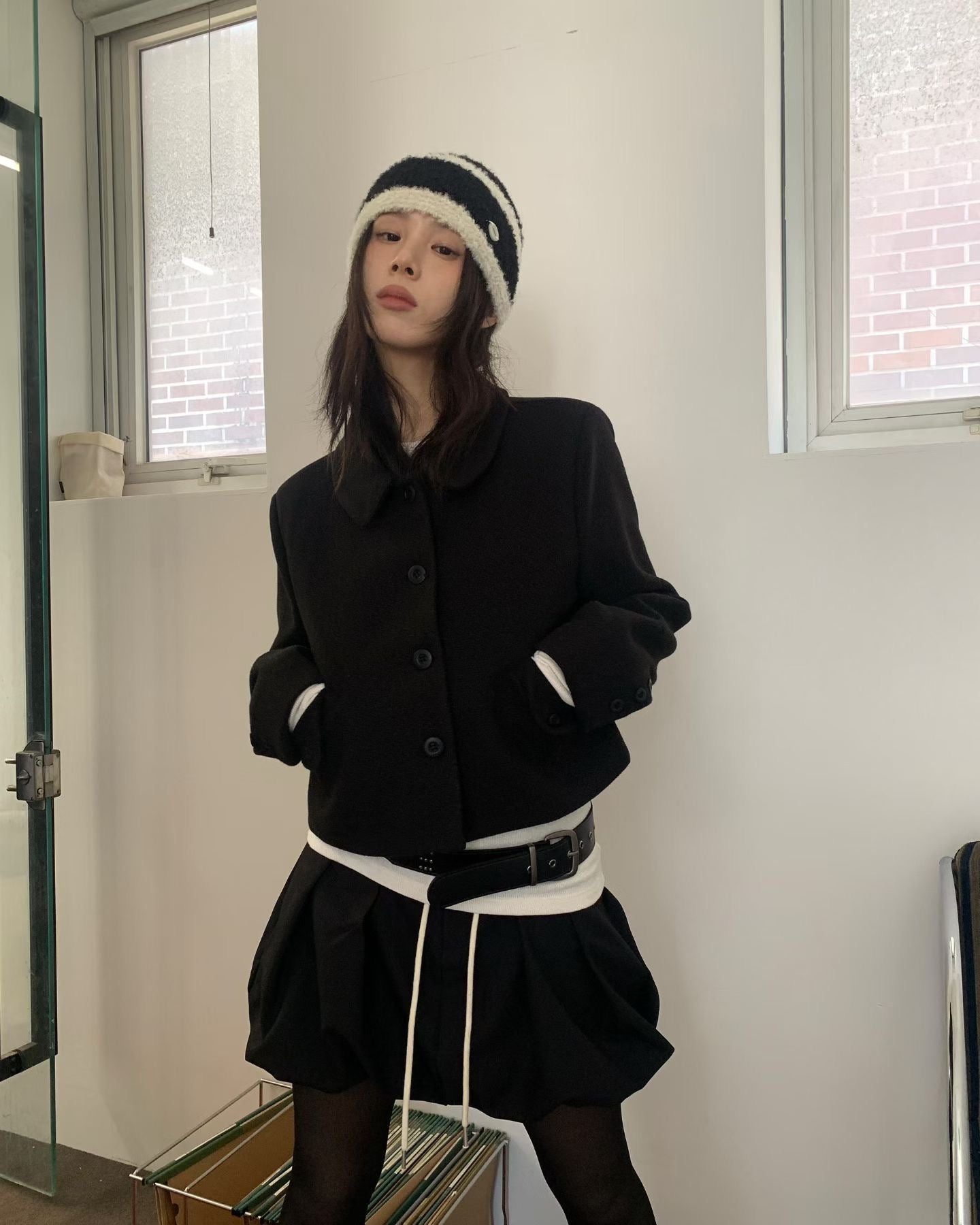 翻領西裝短外套 Short Lapel blazer