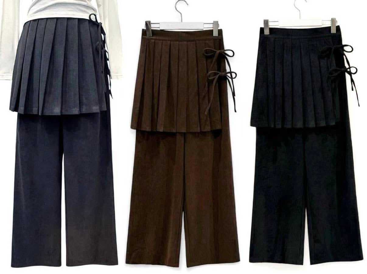 蝴蝶結綁帶裙褲 Bow-Tie Strap Skort