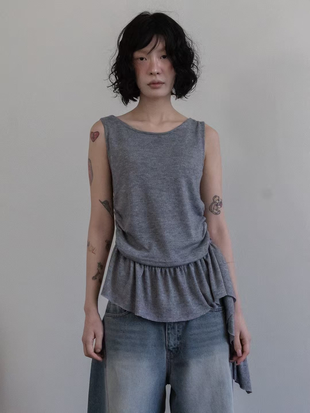 裙擺無袖背心 Tank Top With Skirt