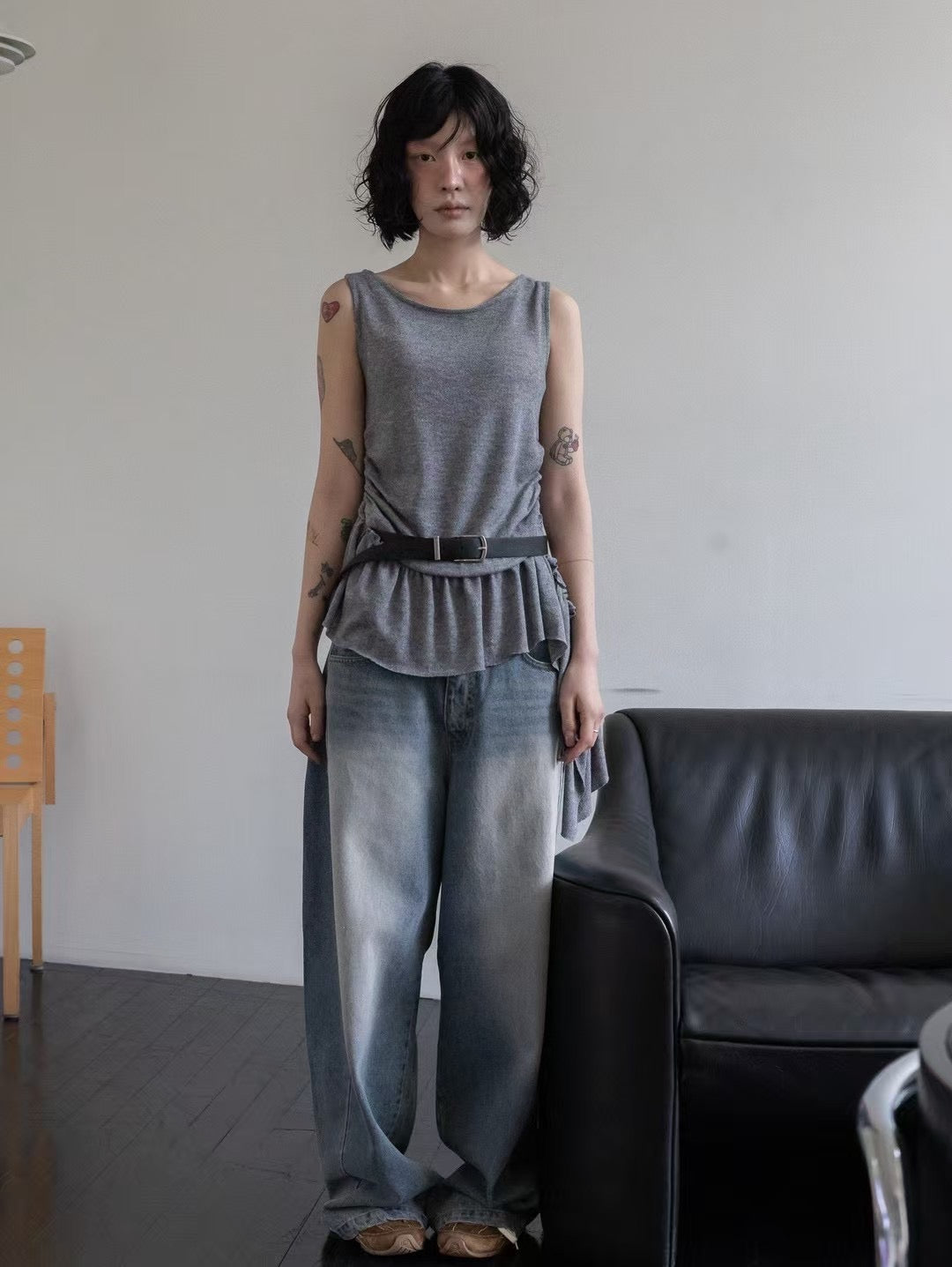 裙擺無袖背心 Tank Top With Skirt