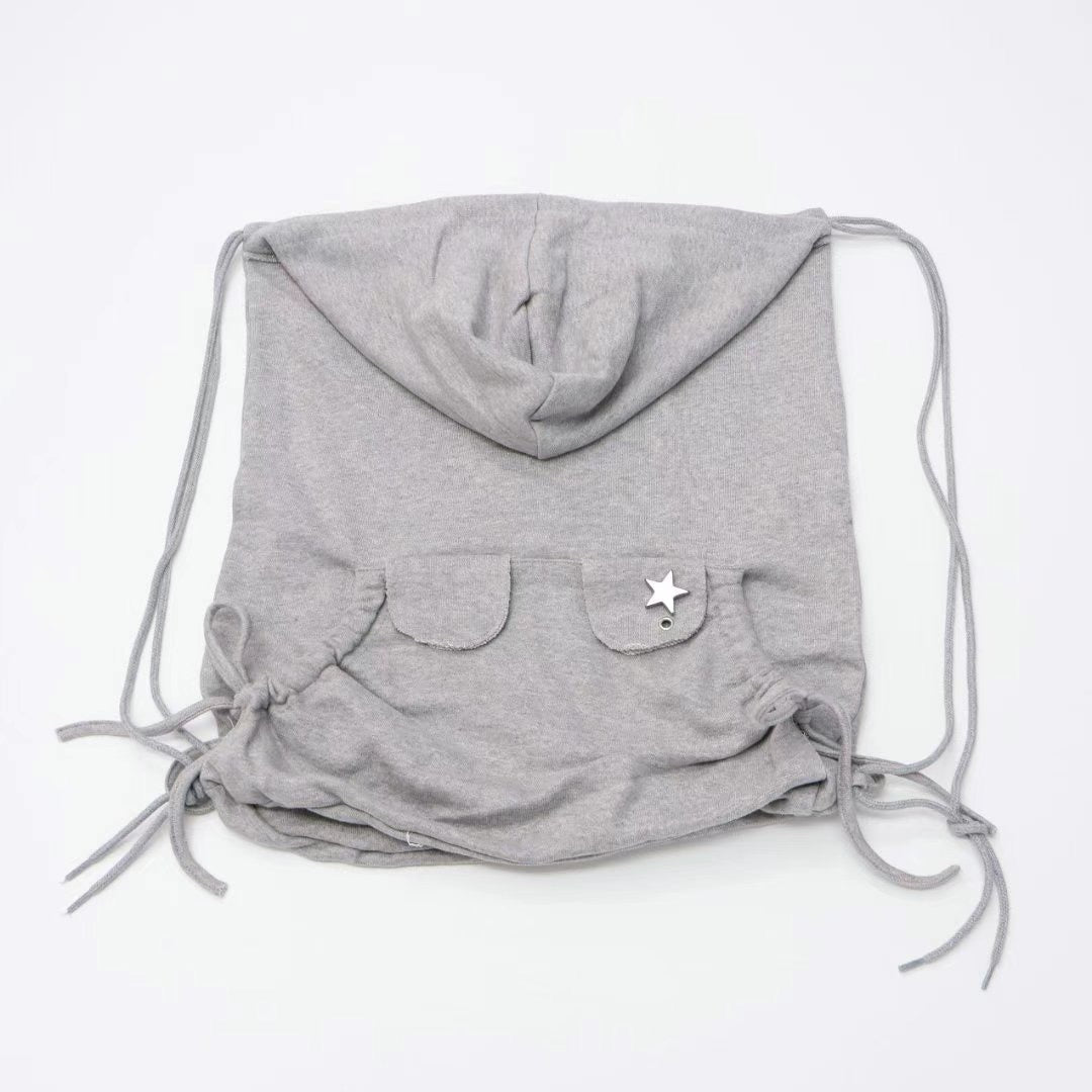 星星連帽索繩袋Star Hooded Rope Bag