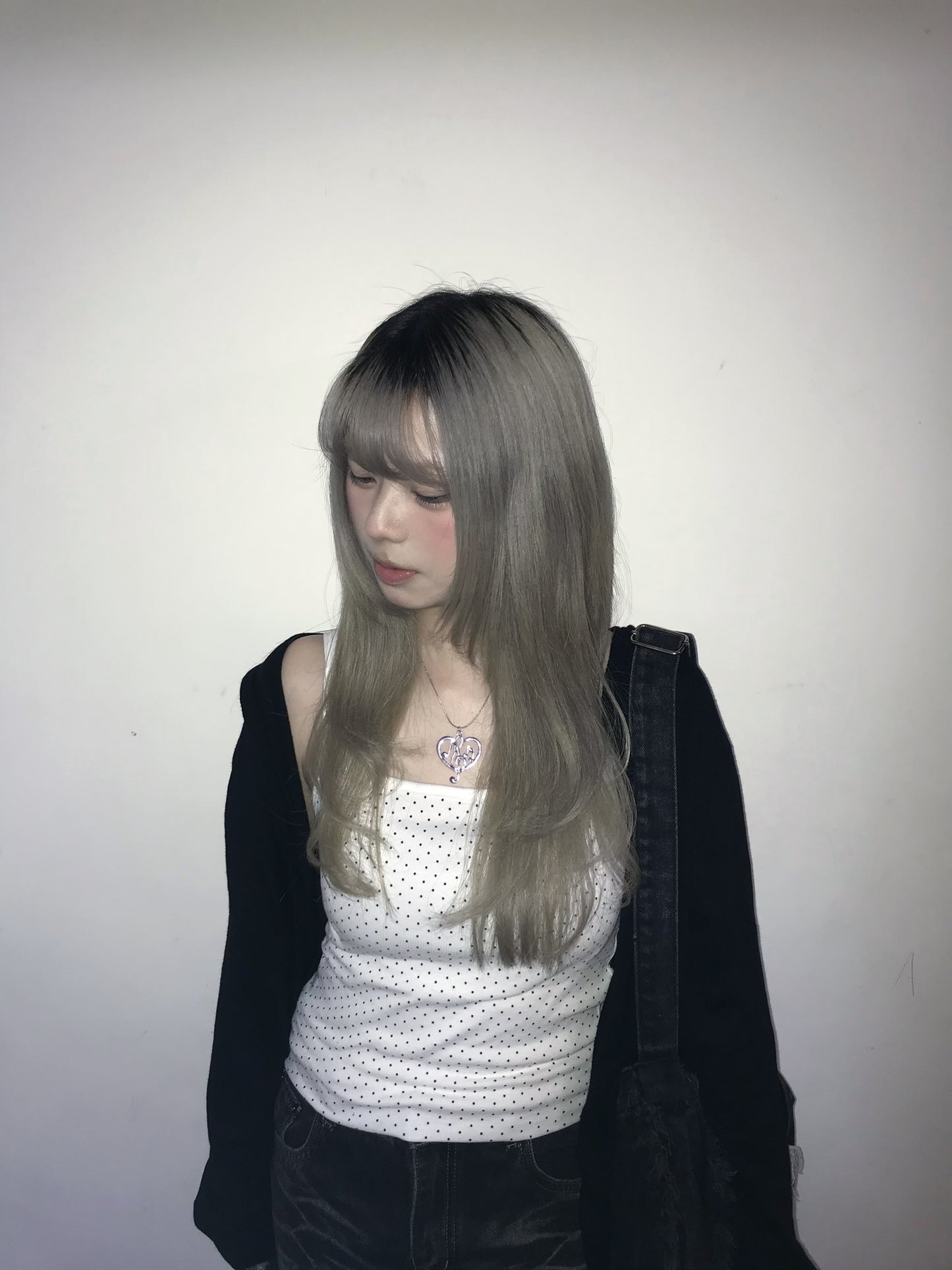百搭平口波點吊帶 All-Match Polka Dot Tube Cami Top