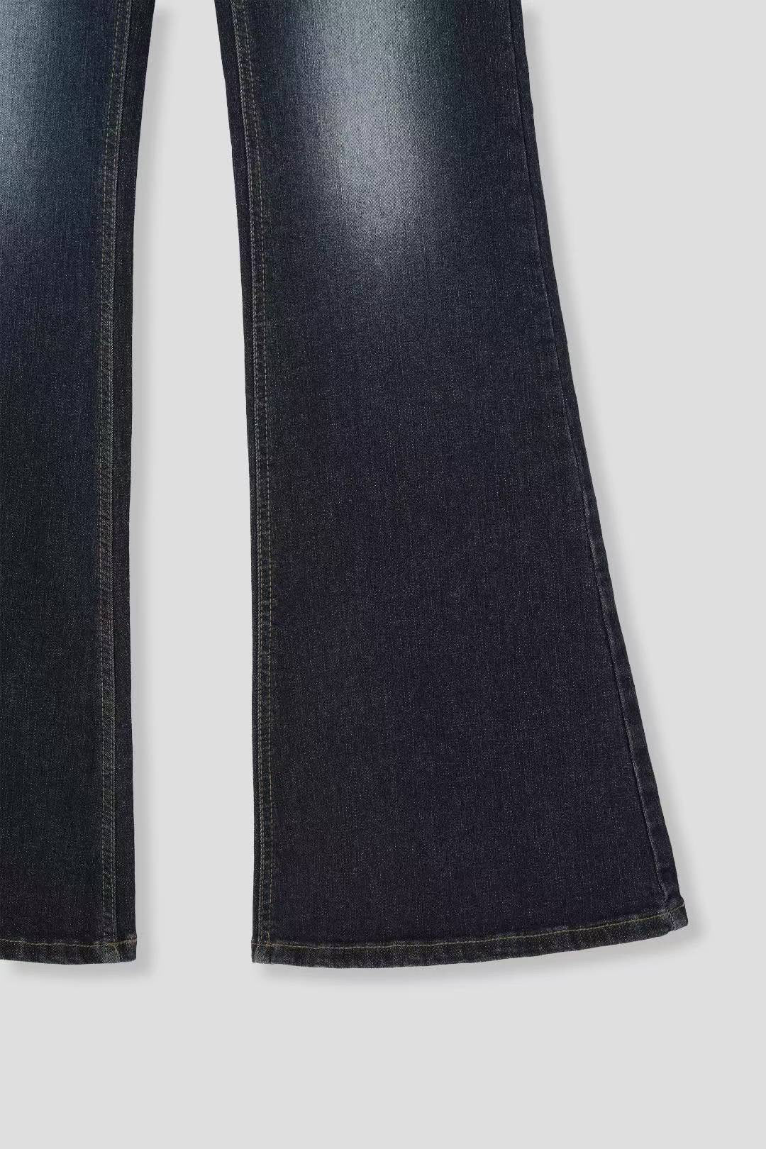 水鑽牛仔喇叭褲 Rhinestone Denim Flared Pants