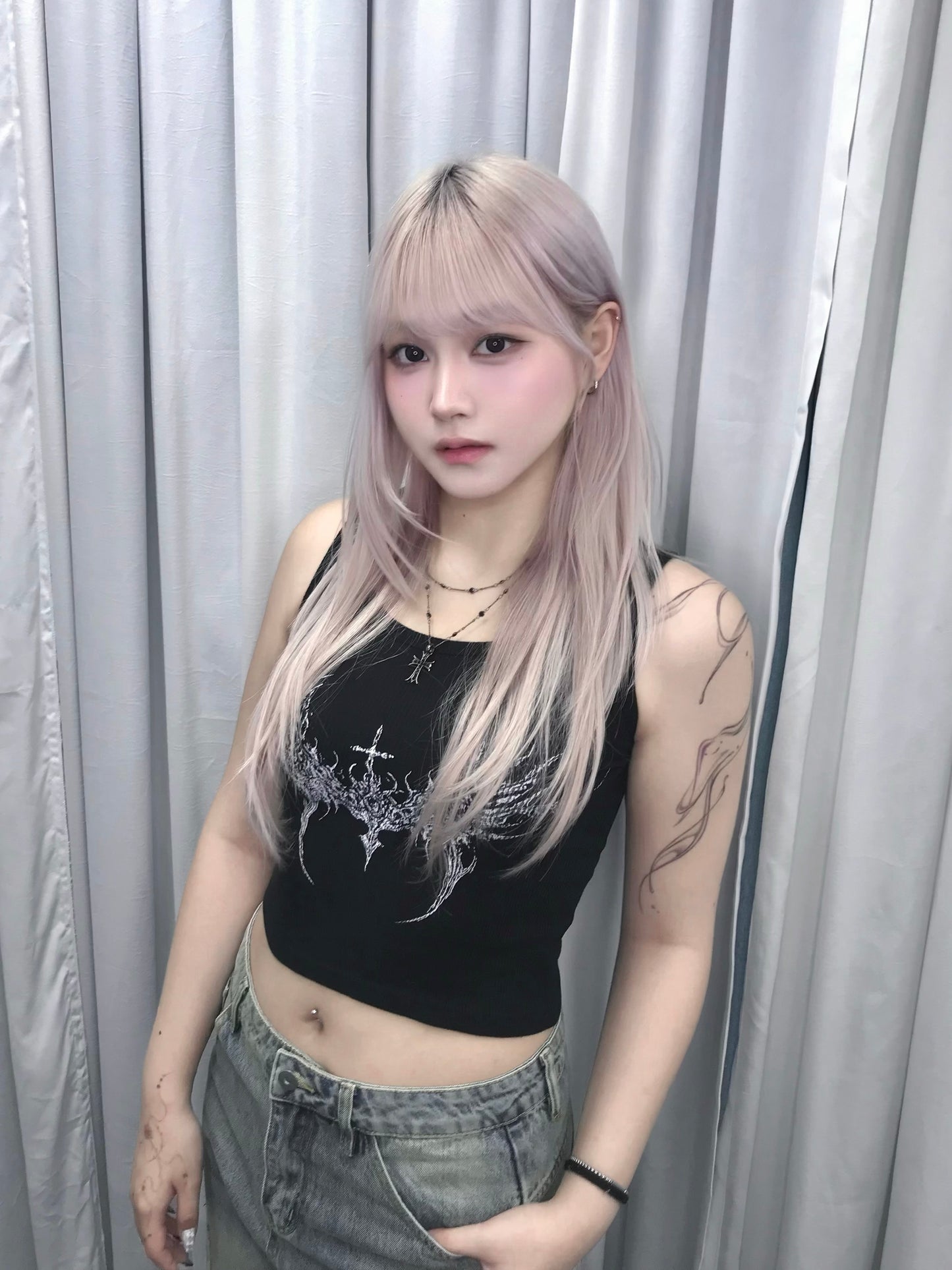 圖騰印花背心 Totem Print Tank Top