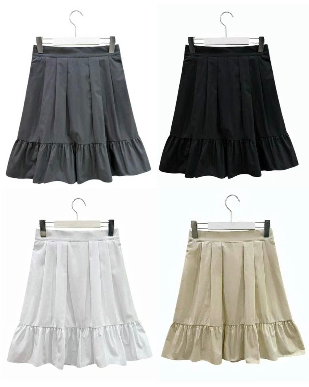 荷葉花邊中裙 Ruffled Miidi Skirt