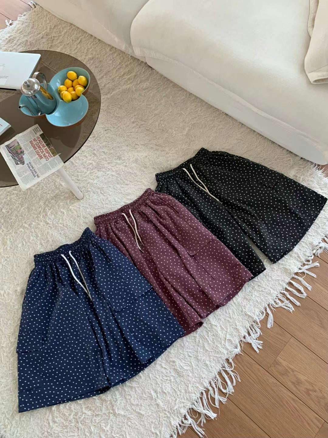 星星印花中褲 Star Print Cropped Trousers