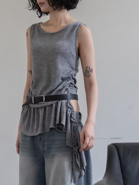 裙擺無袖背心 Tank Top With Skirt