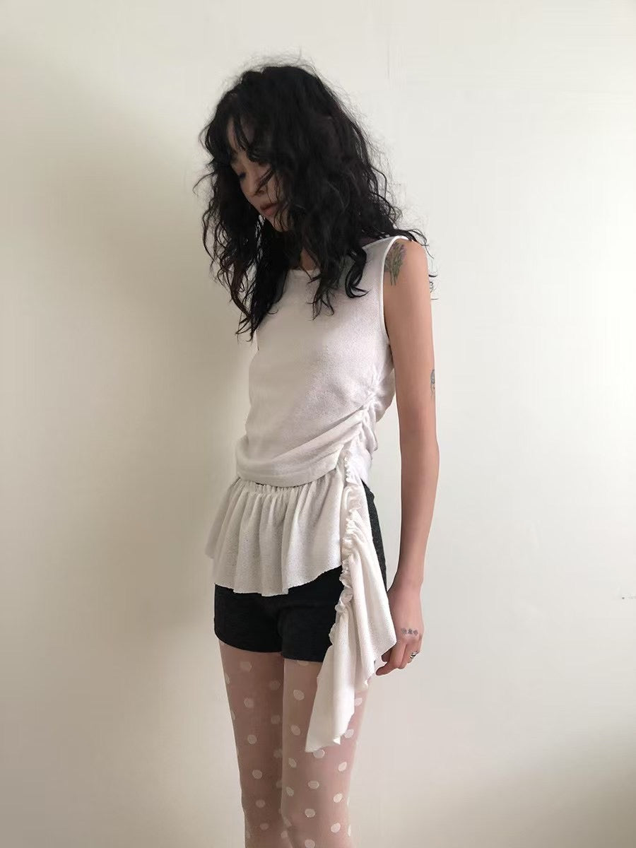裙擺無袖背心 Tank Top With Skirt