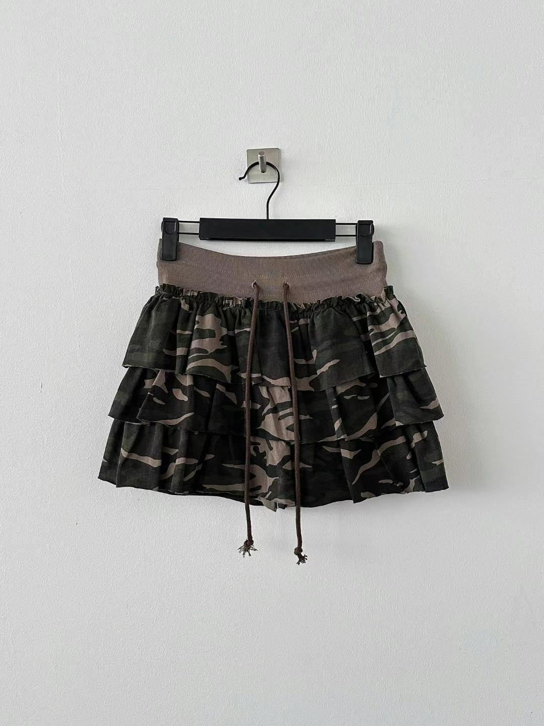 迷彩蛋糕短裙 Camouflage Cake Skirt