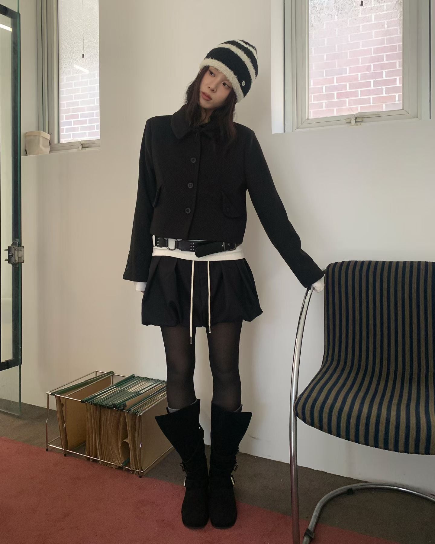 翻領西裝短外套 Short Lapel blazer