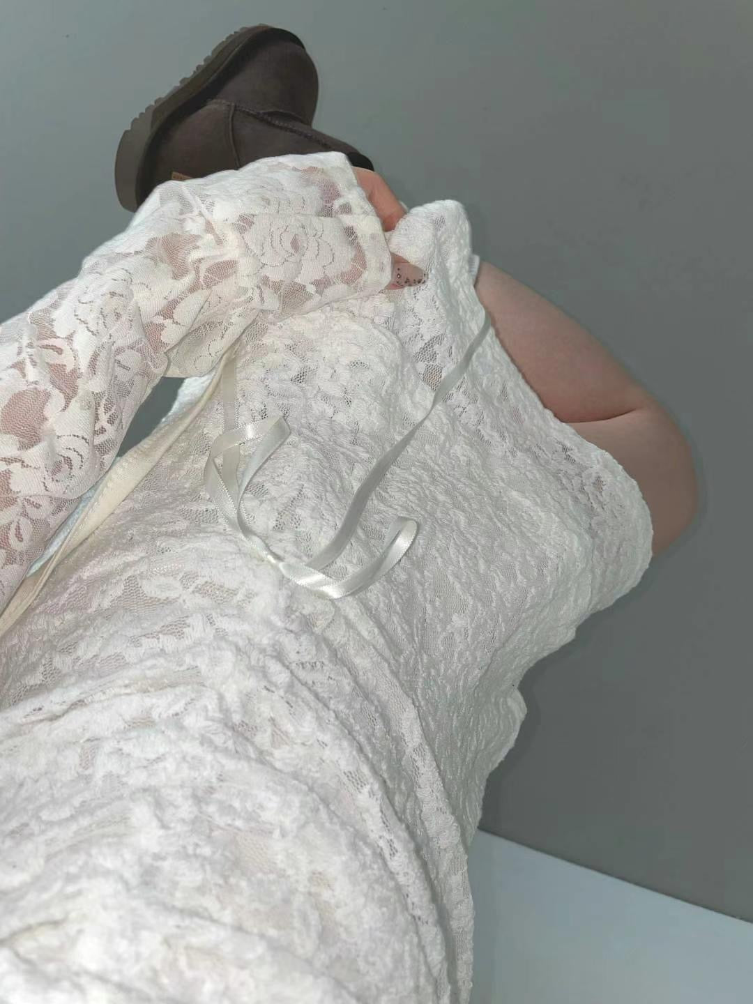 蕾絲修身連衣裙 Slim Fit Lace Dress