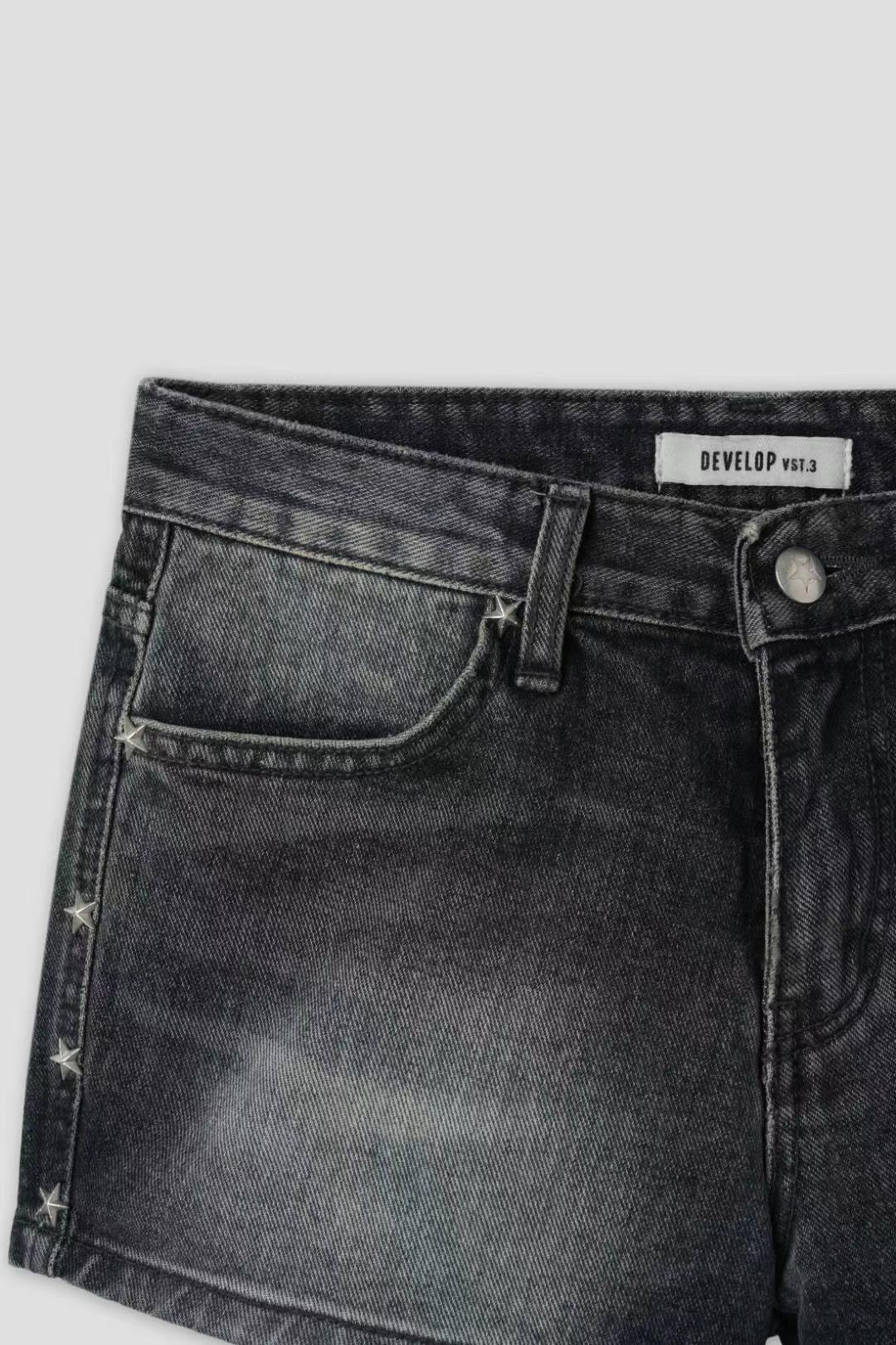 星星牛仔短褲 Star Denim Shorts