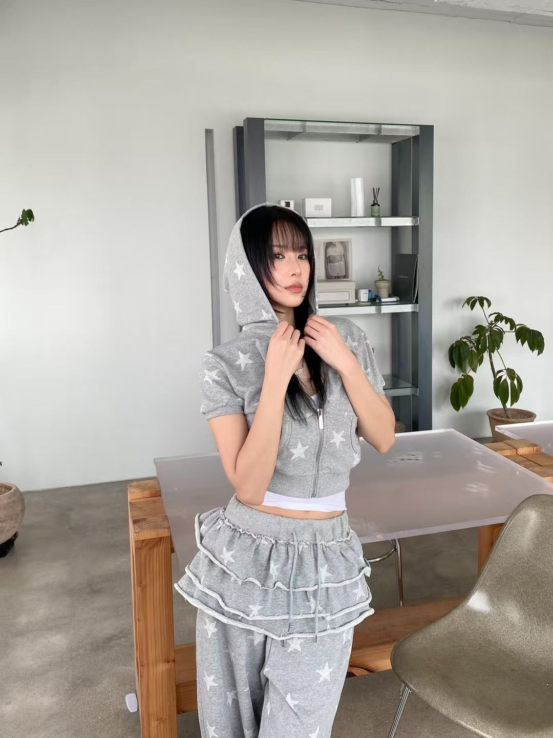 星星印花蛋糕裙 Star Print Cake Skirt