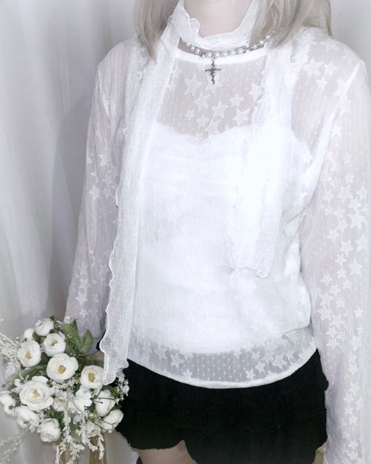 蕾絲絲巾 Lace Scarf