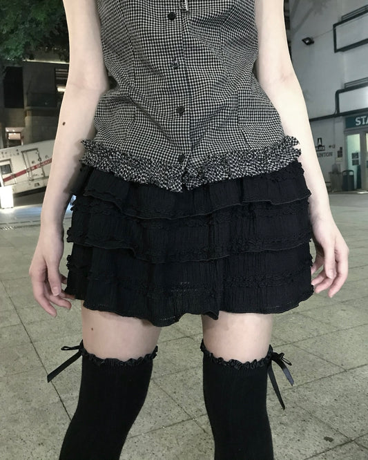 All-match Puffy Cake Skirt