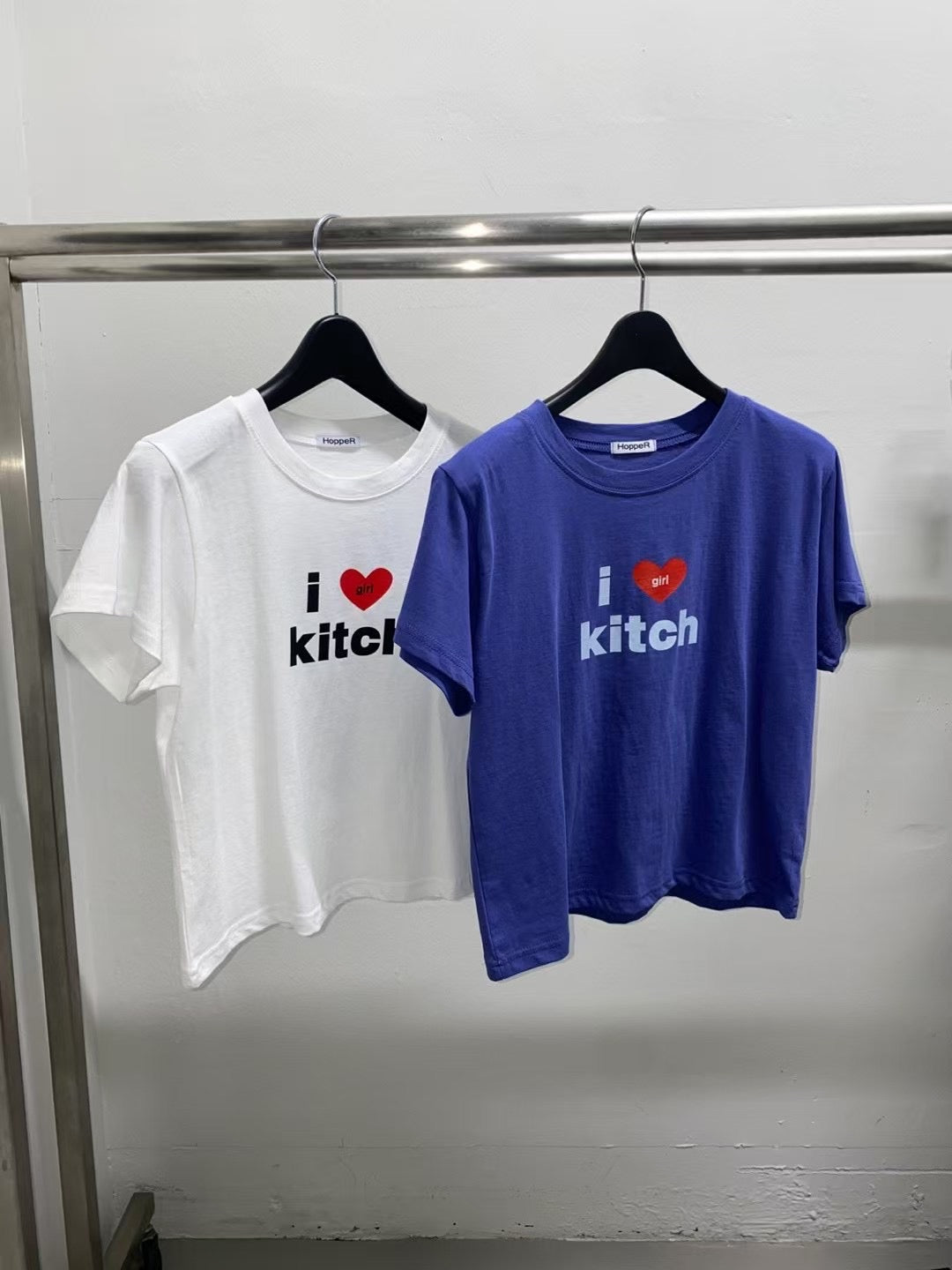 I LOVE KITCH Printed Short-Sleeves