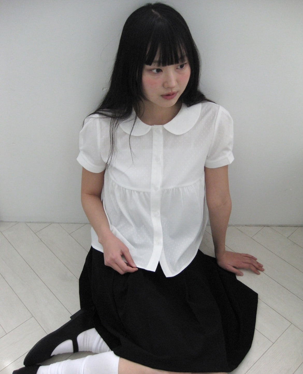 娃娃領復古襯衫 Doll Collar Retro Shirt